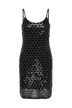 Vestido corto de lentejuelas