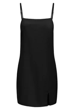 Vestido corto de lino
