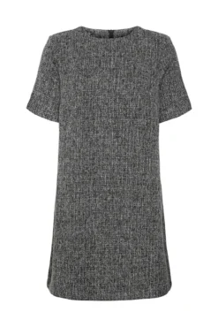 Vestido corto de manga corta