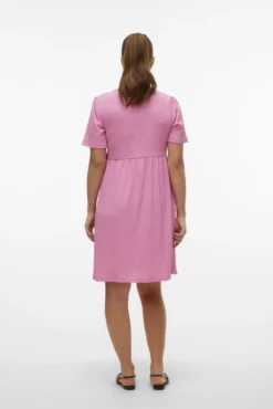 Vestido corto de manga corta maternity y lactancia