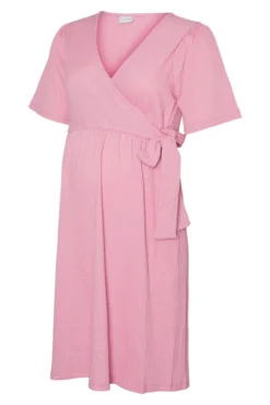 Vestido corto de manga corta maternity y lactancia