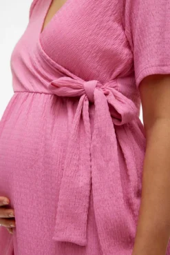 Vestido corto de manga corta maternity y lactancia