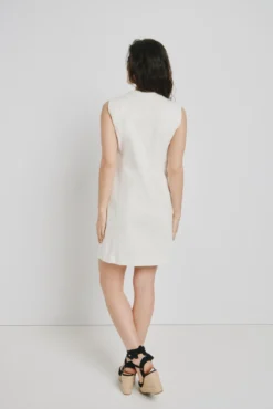 Vestido corto denim