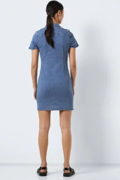 Vestido corto denim