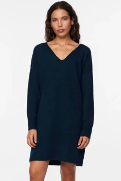 Vestido corto de punto