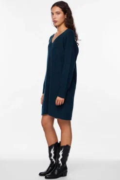 Vestido corto de punto