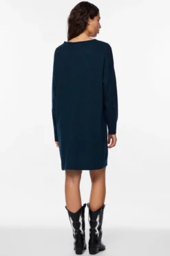 Vestido corto de punto