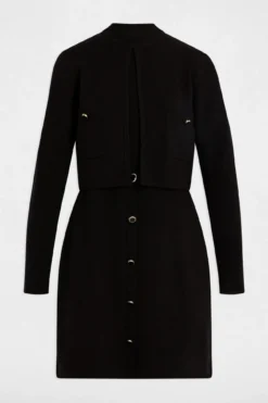 Vestido corto efecto 2 en 1
