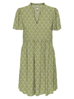 Vestido corto escote en V