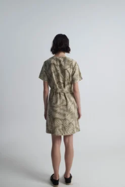 Vestido corto estampado