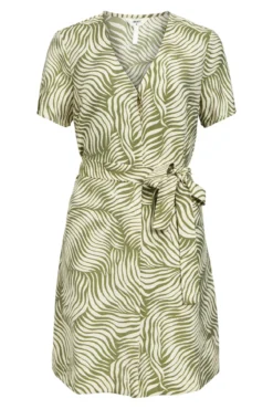 Vestido corto estampado