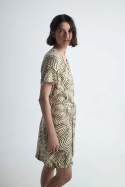 Vestido corto estampado