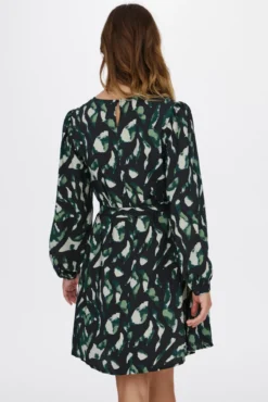 Vestido corto estampado