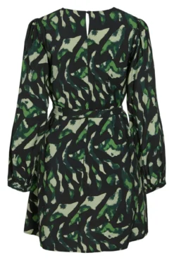 Vestido corto estampado