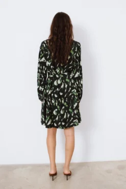 Vestido corto estampado