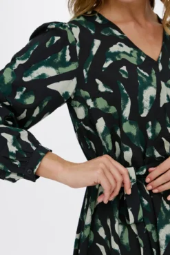 Vestido corto estampado