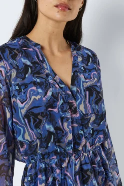 vestido corto estampado