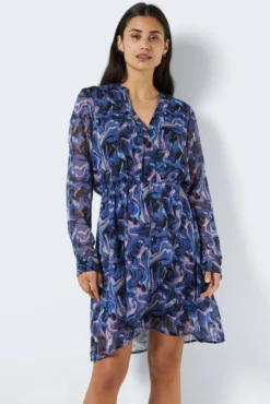 vestido corto estampado