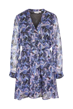 vestido corto estampado