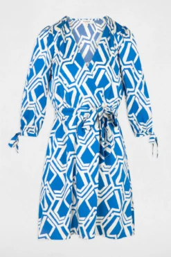 Vestido corto estampado