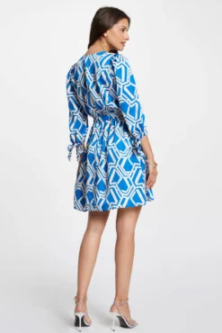 Vestido corto estampado