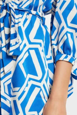 Vestido corto estampado