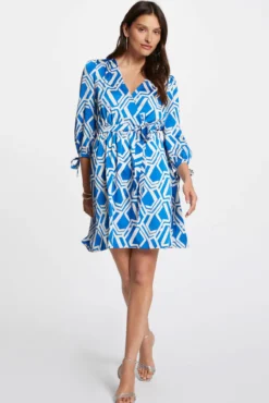 Vestido corto estampado
