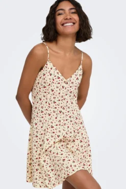 Vestido corto estampado