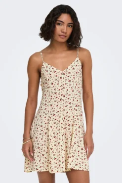 Vestido corto estampado