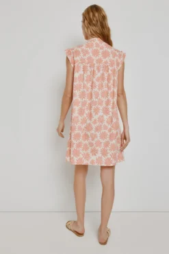 Vestido corto estampado