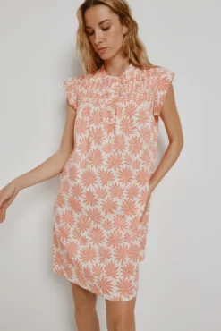 Vestido corto estampado