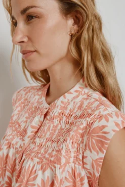 Vestido corto estampado