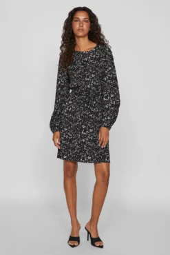 Vestido corto estampado