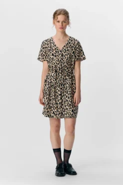 Vestido corto estampado