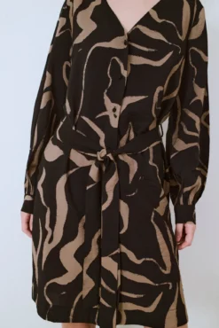 Vestido corto estampado