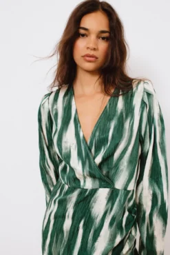 Vestido corto estampado