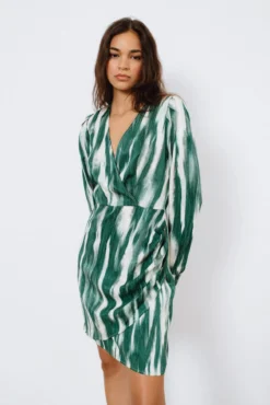 Vestido corto estampado