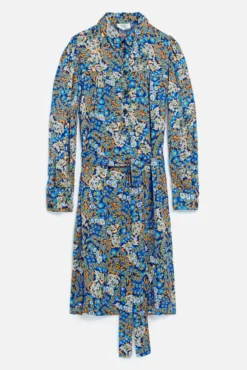 Vestido corto estampado floral