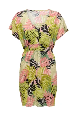 Vestido corto estampado floral