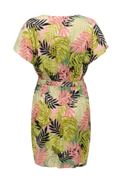 Vestido corto estampado floral