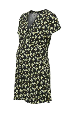 Vestido corto estampado maternity