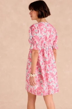 Vestido corto flores Cora