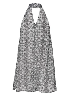 Vestido corto fluido