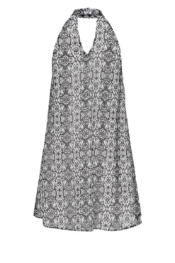 Vestido corto fluido
