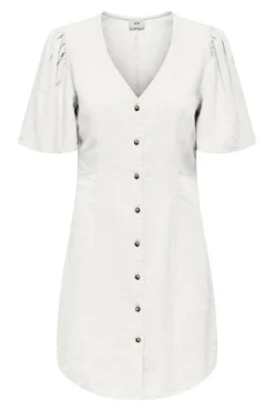 Vestido corto lino