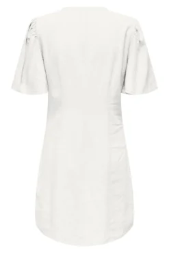 Vestido corto lino