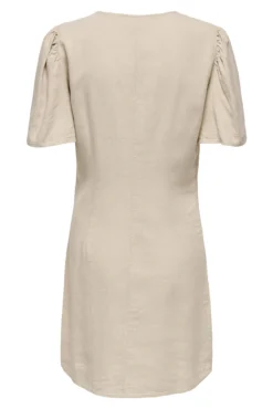 Vestido corto lino