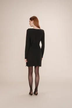 Vestido corto lúrex