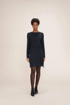 Vestido corto lúrex