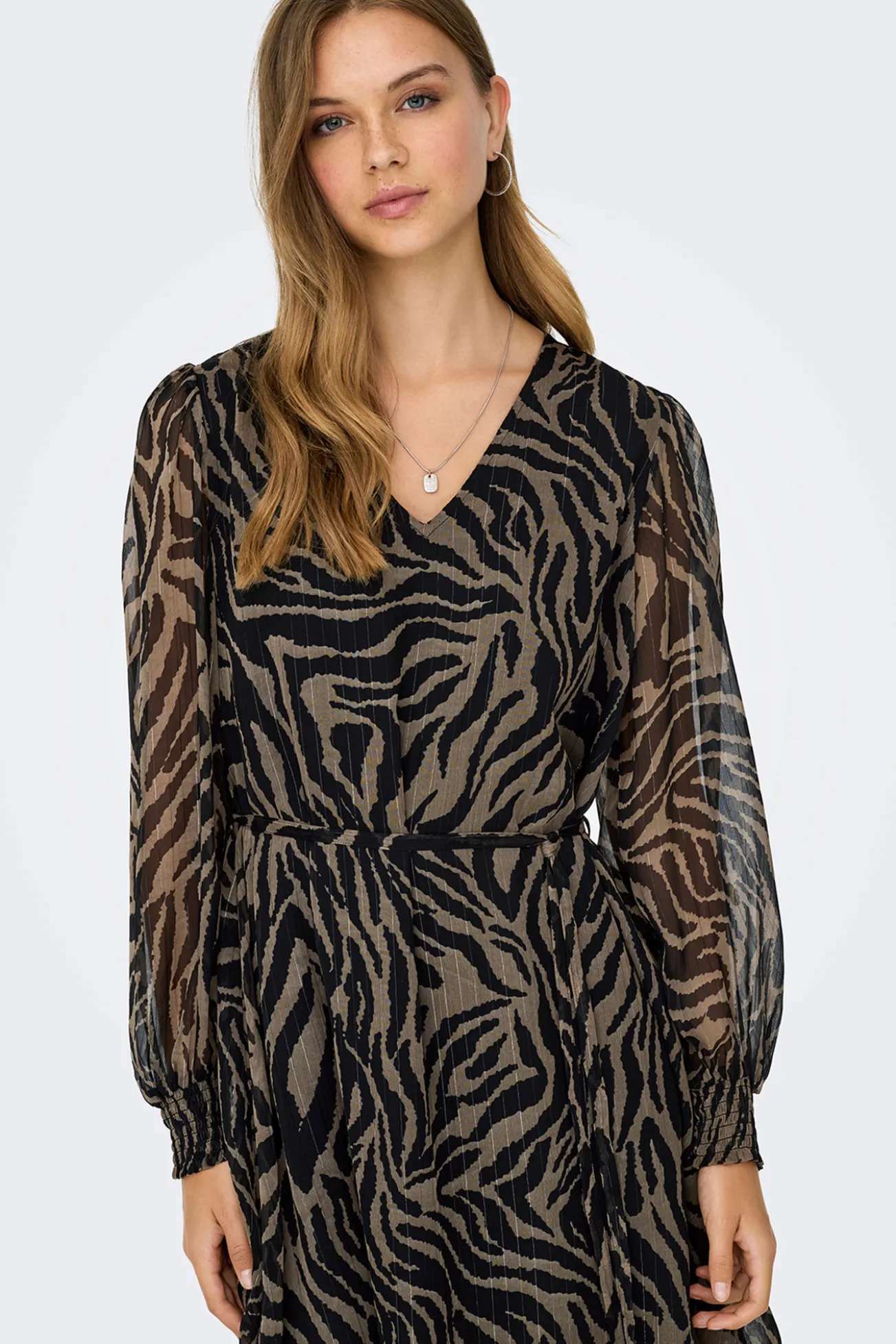 Vestido corto lurex